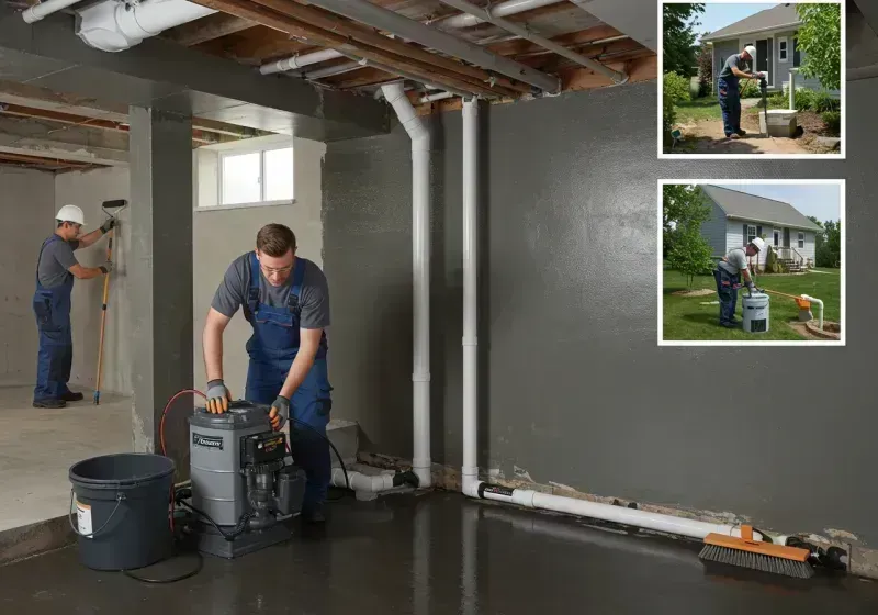 Basement Waterproofing and Flood Prevention process in Woodlawn, IL